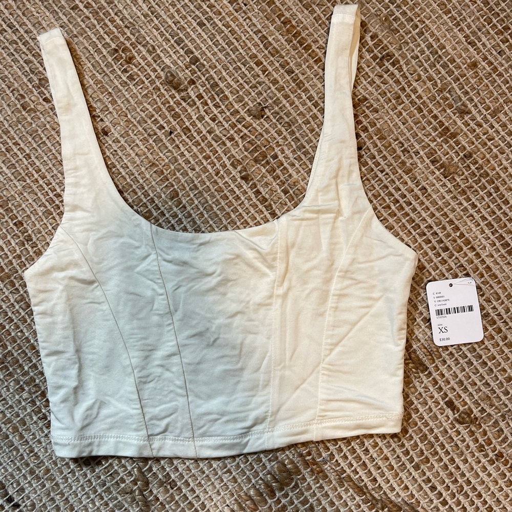 Free People Corset Crop